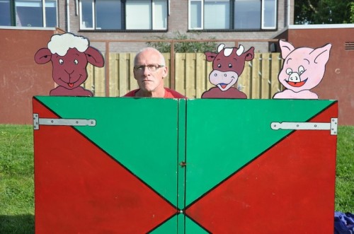 Koppengooien boerderijdieren